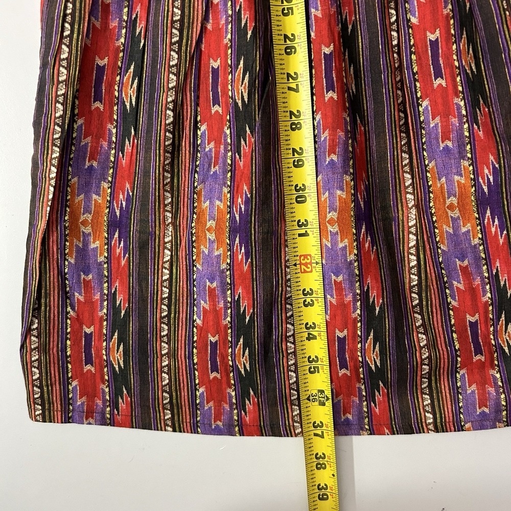 Ro's Garden Dress Mini‎ Multicolor Cotton Size M - Picture 14 of 15